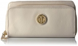 Tommy Hilfiger Th Leather Double Zip Wallet Wallet $23.13