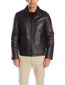 Tommy Hilfiger Men’s Smooth Lamb Leather Jacket $87.99