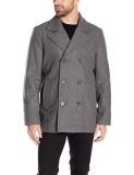 Good price for Grey/XL  Tommy Hilfiger Men’s Wool-Blend Melton Classic Peacoat $29.59